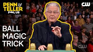 Magician Performs Cups & Balls Illusion Magic Tricks Penn & Teller Fool Us The Cw