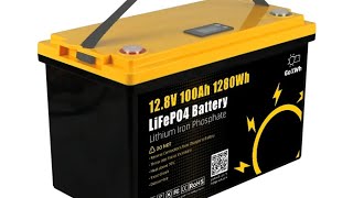 GoKWh 12V 200Ah LiFePO4 Battery Built-in Smart Bluetooth