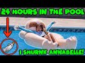 24 Hours At The Pool! We Shrunk Annabelle!