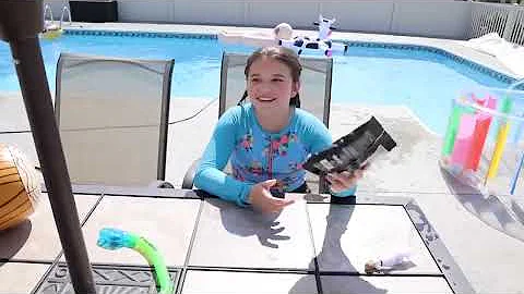 24 Hours At The Pool! We Shrunk Annabelle!