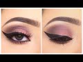 Quick Simple eye makeup Tutorial || Easy eyeshadow tutorial with winged eyeliner || Shilpa