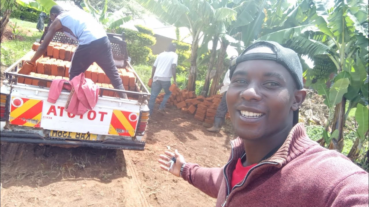 UNBELIEVABLE...!!!  BIG SURPRISE FROM U.S.A  GOD IS GREAT 🙏.. FINALLY I HAVE RED BRICKS IN MY SITE .