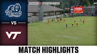 Old Dominion vs Virginia Tech Match Highlights 2026 ACC Women s Soccer