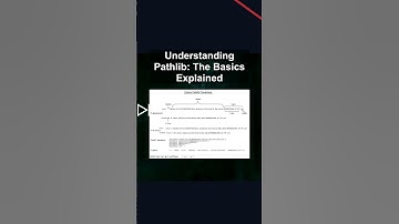 Understanding Pathlib: The Basics Explained #ai #artificialintelligence #machinelearning #aiagent