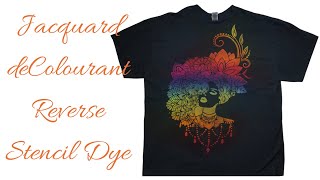 How To Tie Dye: Jacquard deColourant Reverse Stencil Dye