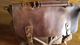 Hynes Eagle 社　本革ショルダーバッグ、ビジネスバッグを使ってみた