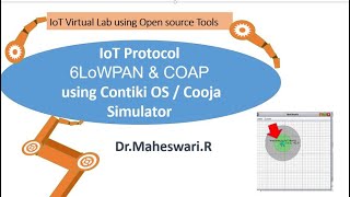 IoT Protocol 6LoWPAN & COAP |Contiki OS| Cooja | IoT Virtual Lab |Open Source Tools | Dr.Maheswari.R