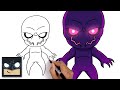 How To Draw Shadow | Fortnite Fortnitemares