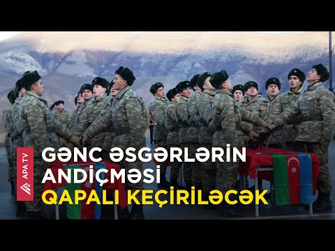 Müdafiə Nazirliyi və TƏBİB: “Gənc əsgərlərin andiçmə mərasimləri qapalı keçiriləcək” – APA TV