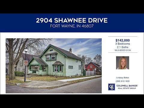 2904 Shawnee Drive, Fort Wayne, IN home video tour