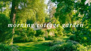 a peaceful morning in the cottage garden 🌿 soft piano music for focus, studying & peaceful mind screenshot 4
