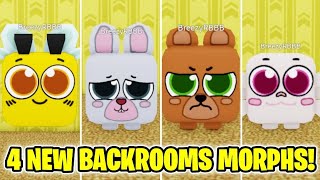 How to get ALL 4 NEW BACKROOMS MORPHS in Backrooms Morphs (ROBLOX)