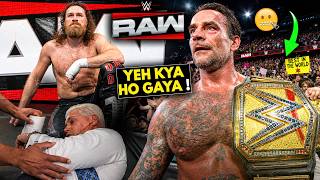 YEH KYA HO GAYA! CM Punk NEW Undisputed CHAMPION🤓, Sami ZAYN Lost - WWE RAW Highlights