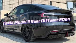 011 Tesla Model 3 Rear Diffuser 2024.