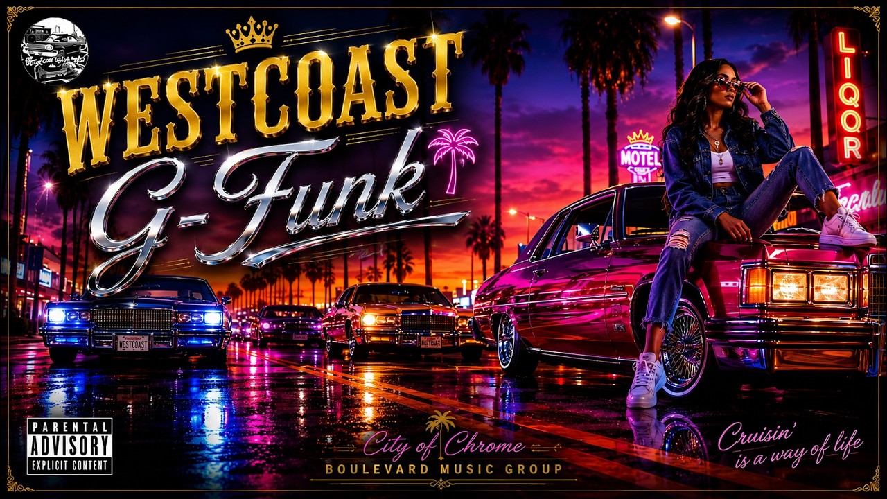 🌅 West Coast G-Funk Cruise 🚗 Chicano Lowrider Mix — Boulevard of