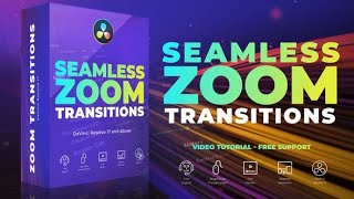 Seamless Zoom Transitions for Davinci Resolve Template