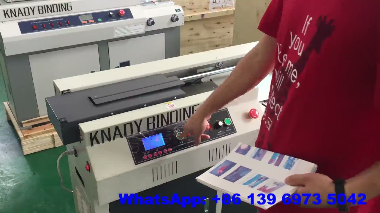 cheap automatic electric book glue binding machine