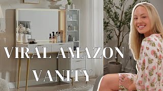 Viral Vanity Desk with Lights | Amazon’s Trending Glam Setup | Upgrade Your Beauty Space