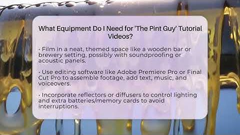 What Equipment Do I Need for 