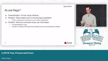 2025 EuroLLVM - LLVM IR -- Past, Present and Future