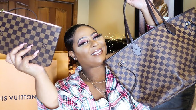 LOUIS VUITTON NEVERFULL MM BAG UNBOXING 👜 1ST IMPRESSION