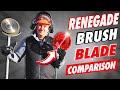 BRUSH BLADE COMPARISON VIDEO- FORESTER vs RENEGADE BLADES!