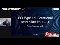 What is CCI Type 1d? Rotational Instability of the Skull