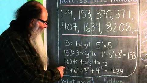 MathBabbler: Narcissistic Numbers Integer Sequence