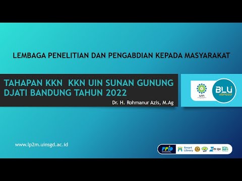 TAHAPAN KKN UIN SUNAN GUNUNG DJATI BANDUNG TAHUN 2022