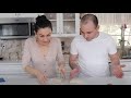 Arnak & Arqa Make Homemade Garlic Bread From Scratch - Heghineh Cooking Show