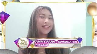 Ammy Fara Akan Menjadi Komentator D'Academy Asia 6 Mulai Rabu, 7 Juni 2023 di Indosiar!