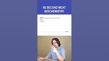 MCAT BIOCHEMISTRY | MCAT SIMPLIFIED