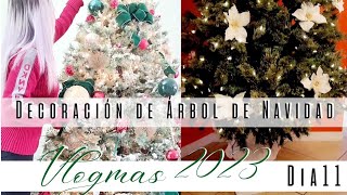 VLOGMAS 2023 Día 10 y 11 | Decorando el árbol de la Sala y el Árbol del Comedor