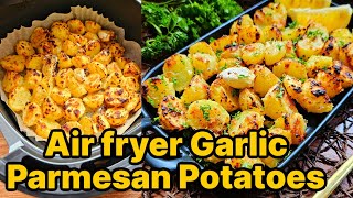 Air Fryer Garlic Parmesan Potatoes – Crispy, Easy & Flavor-Packed Side Dish