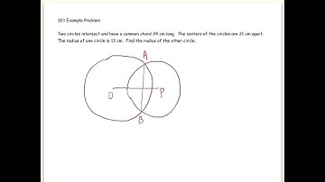 10.1 Common Chord and 10.4 Walkabout Example