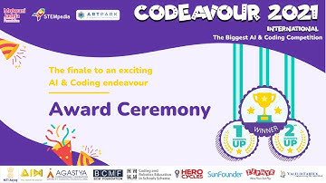 Award Ceremony of Codeavour 2021 | Biggest AI and Coding Competition for Kids