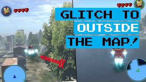 Lego Marvel Superheroes Glitch found, Get off map world!