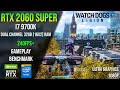 Watch Dogs Legion RTX 2060 Super Intel i7 Ultra Graphics Performance Benchmark