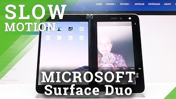 How to Record Slow Motion Video on MICROSOFT Surface Duo - Use Slow Motion Effect