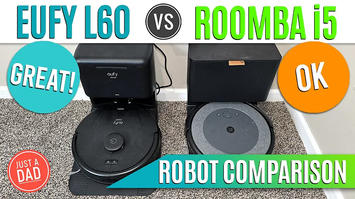 eufy L60 vs Roomba i5+ Robot Vacuum with Self Empty Stations COMPARISON