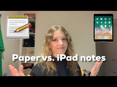 Video: Je psaní na tabletu versus papír?