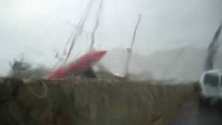 Unwetter Sturm im Yachthafen Port Andratx