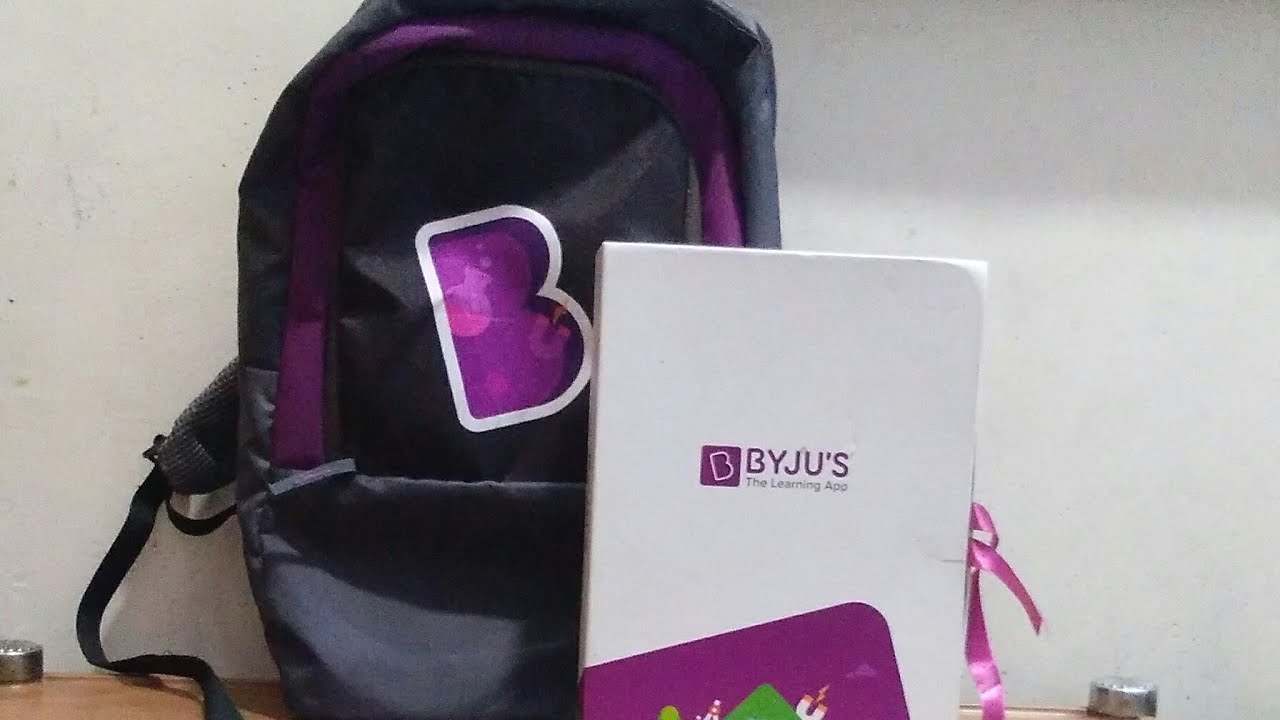 Win a bag from byjus - YouTube