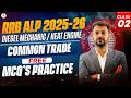 RRB ALP 2026 Heat Engine Marathon | Diesel Mechanic Trade | Free Classes + MCQ Practice