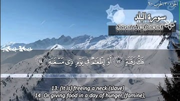 سورة البلد ماهر المعيقلي Sûrat Al Balad Maher Al Muaiqly