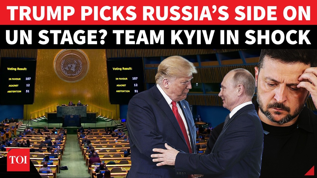 Trump Picks Putin Over Zelensky? US Skips UN Vote On Russia War; Diplomatic Shockwaves In Ukraine