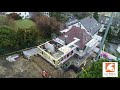 Timelapse ampliamento casa prefabbricata in legno la foca house  fase di costruzione