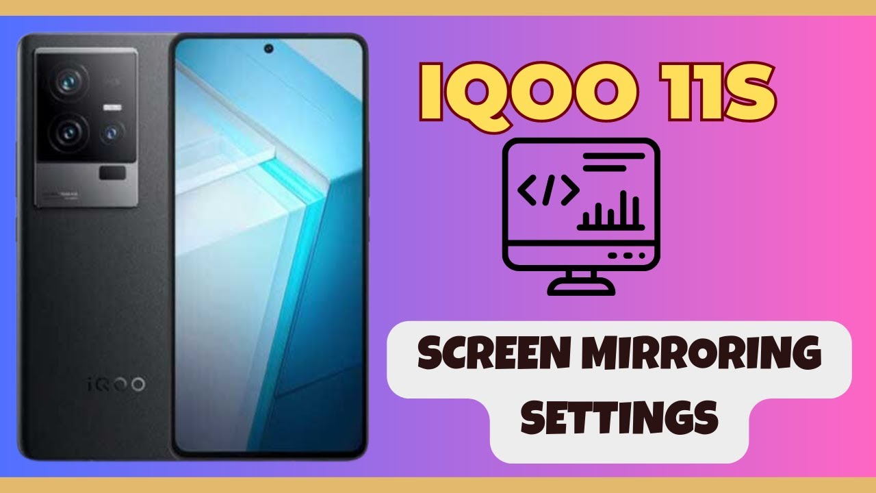 IQOO 11s Screen Mirroring Settings How to set screen mirroring