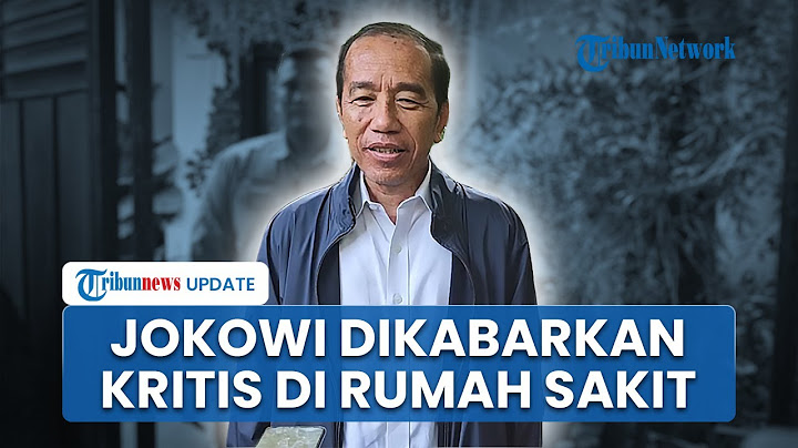 Jokowi Dikabarkan Kritis di Rumah Sakit, Ajudan Kompol Syarif Beri Keterangan Pastikan Hoax