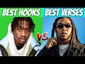 BEST RAP HOOKS vs BEST RAP VERSES! *2023*